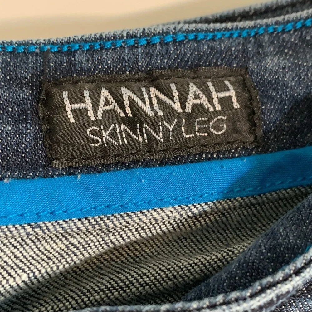 Rocawear Hannah Skinny Leg Jeans Dark Wash Mid Rise Size Juniors 13